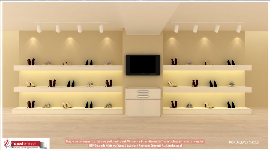 Romanelli Ayakkabı - Mağaza Tasarım