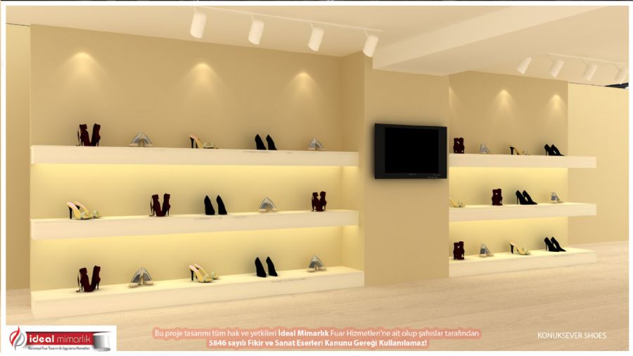 Romanelli Ayakkabı - Mağaza Tasarım