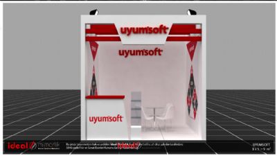 Uyumsoft Kurumsal İş Sistemleri A.Ş. | Uygulanan Proje | Ahşap Fuar Standı | 3.05.2017 | Uyumsoft Kurumsal İş Sistemleri A.Ş.