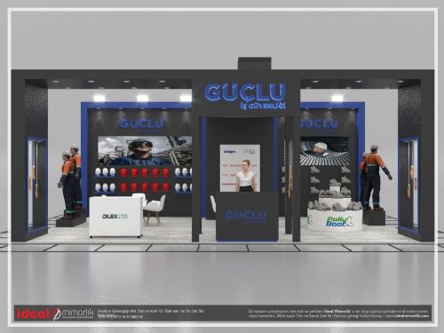 Güclü is Güvengligi Hird. Deri ve Konf. Ür. Elek san. Ve Tic. Ltd. Sti | Tasarım Proje | Maxima Fuar Standı | 4.03.2025 | 