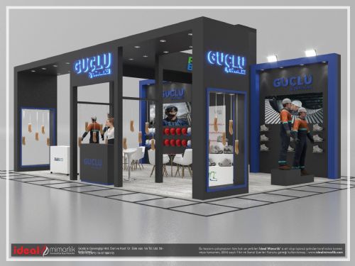 Güclü is Güvengligi Hird. Deri ve Konf. Ür. Elek san. Ve Tic. Ltd. Sti | Tasarım Proje | Maxima Fuar Standı | 4.03.2025 | 