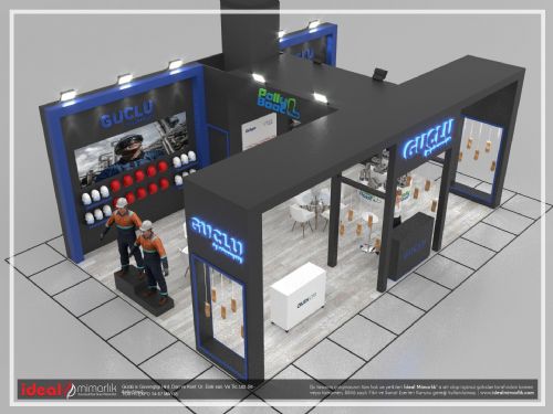 Güclü is Güvengligi Hird. Deri ve Konf. Ür. Elek san. Ve Tic. Ltd. Sti | Tasarım Proje | Maxima Fuar Standı | 4.03.2025 | 