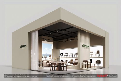 KONAK SANDALYE SAN.TİC.LTD.ŞTİ. |İİFF İSTANBUL ULUSLARARASI MOBİLYA FUARI 27-31 OCAK 2026 | 9.01.2026 | 