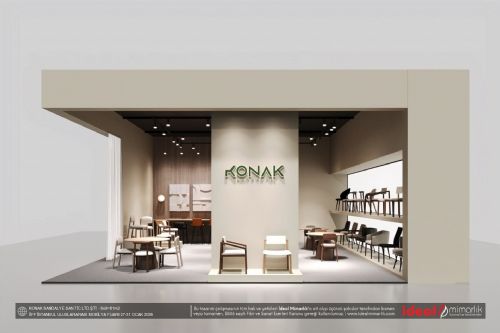 KONAK SANDALYE SAN.TİC.LTD.ŞTİ. |İİFF İSTANBUL ULUSLARARASI MOBİLYA FUARI 27-31 OCAK 2026 | 9.01.2026 | 