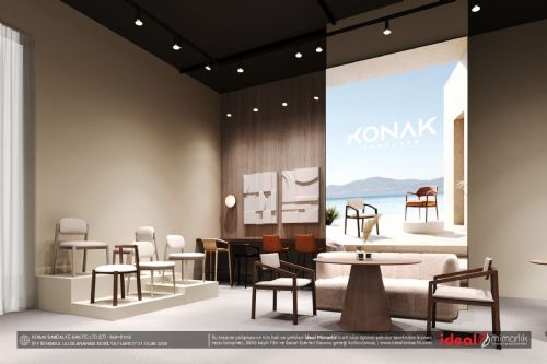 KONAK SANDALYE SAN.TİC.LTD.ŞTİ. |İİFF İSTANBUL ULUSLARARASI MOBİLYA FUARI 27-31 OCAK 2026 | 9.01.2026 | 