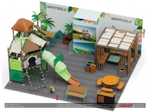 Mertoğlu Çevre Tasarım Ltd. Şti. | Tasarım Proje | Ahşap Fuar Standı | 4.03.2025 | 